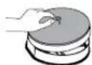 LG LuV250C - To clean the foam pre filter: - 3