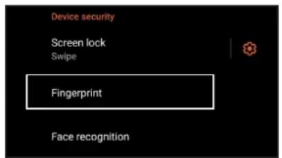 ASUS ROG Phone 5 Ultimate - Configurer votre empreinte digitale à partir du menu des paramètres - 2
