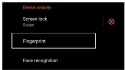 ASUS ROG Phone 5 Pro - Configurer votre empreinte digitale à partir du menu des paramètres - 2