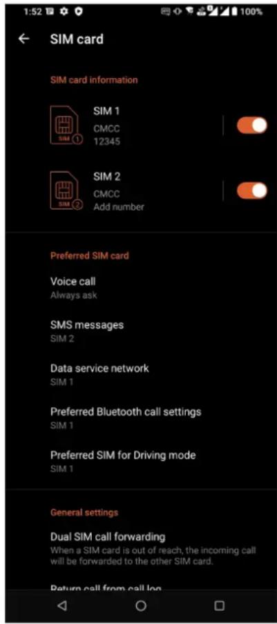 ASUS ROG Phone 5 Pro - Fonctionnalités multi SIM - 1