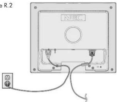 NEC AccuSync 72VM - Remove Monitor Stand for Mounting - 2