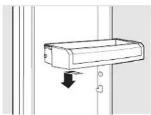 GE PDCF1NBWWW - Compartimientos ajustables en la puerta - 1