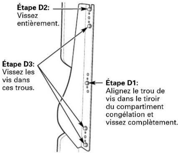 GE PDCF1NBWWW - ② ENLEVEZ L'AVANT DU TIROIR DES GUIDES - 1