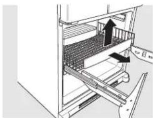 GE PDCF1NBWWW - Estantes y canastas del congelador - 4