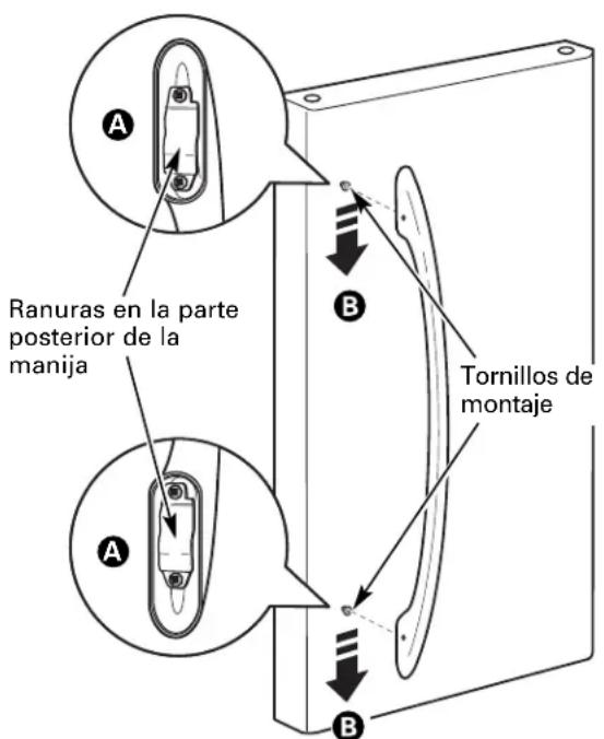GE PDCF1NBWWW - Manija plástica: - 1