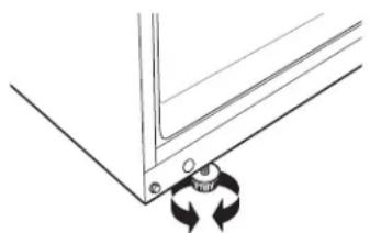 GE PDCF1NBWWW - The leveling legs have 2 purposes: - 2