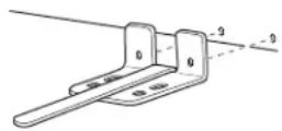 GE PDCF1NBWWW - ② LOCATING THE ANTI-TIP FLOOR BRACKET (cont.) - 3