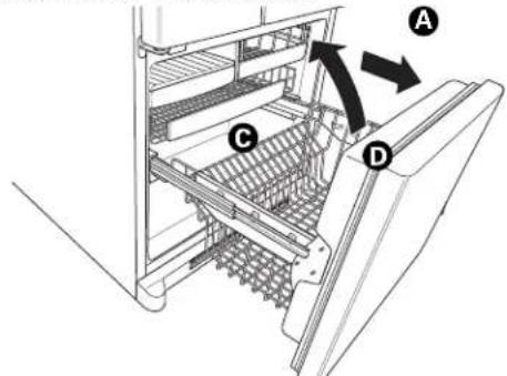 GE PDCF1NBWWW - ① REMOVE THE BASKET - 1