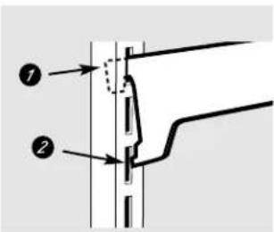 GE PDCF1NBWWW - Para quitar: - 1