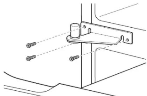 GE PDCF1NBWWW - ③ INSTALL CENTER HINGE - 2