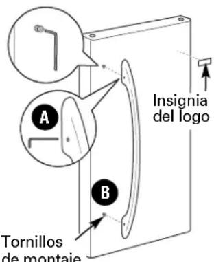 GE PDCF1NBWWW - RETIRE LA MANIJA DE LA PUERTA DE ALIMENTOS FRESCOS - 1