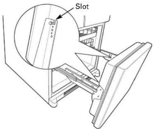 GE PDCF1NBWWW - ① ATTACH AND SECURE THE DRAWER FRONT TO THE SLIDES - 3