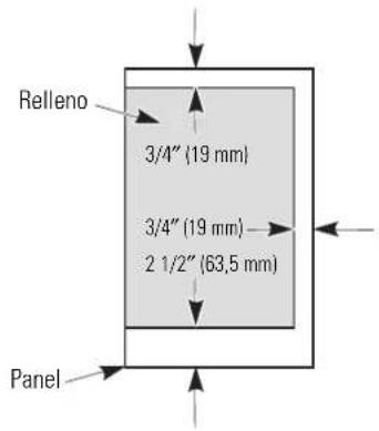 GE PDCF1NBWWW - Paneles de menos de 1/4" (6 mm) de grosor - 2