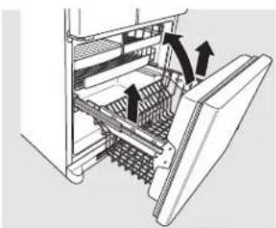 GE PDCF1NBWWW - Estantes y canastas del congelador - 1