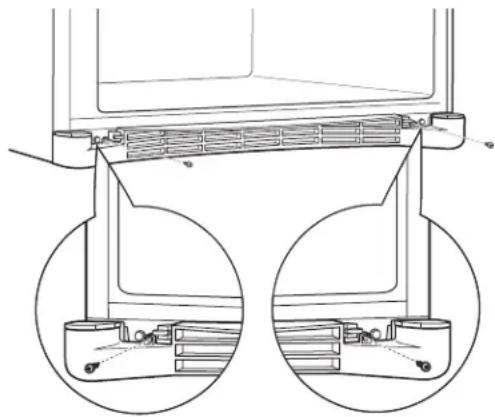 GE PDCF1NBWWW - The leveling legs have 2 purposes: - 1