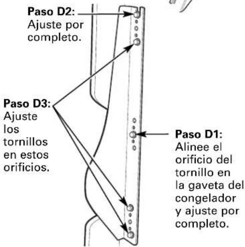 GE PDCF1NBWWW - ① UNA Y ASEGURE EL FRENTE DE LA GAVETA A LAS CORREDERAS (cont.) - 2