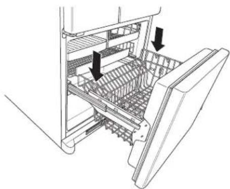 GE PDCF1NBWWW - ② REPLACE THE FREEZER BASKET - 1