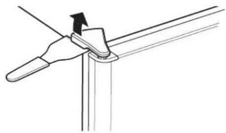 GE PSDS3YGXSS - REMOVE THE REFRIGERATOR DOOR - 1