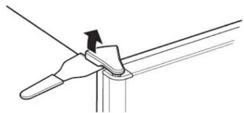 GE PSDS3YGXSS - REMUEVA LA PUERTA DEL REFRIGERADOR - 1