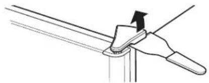 GE PSDS3YGXSS - REMUEVA LA PUERTA DEL CONGELADOR - 1