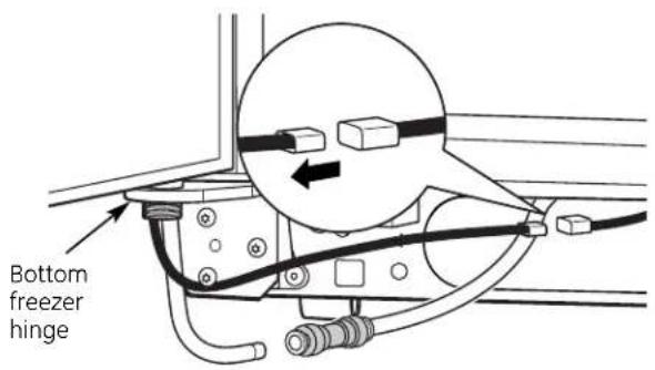 GE PSDS3YGXSS - DISCONNECT THE POWER COUPLING (on some models) - 1