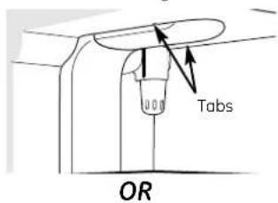 GE PSDS3YGXSS - Replacing the light bulbs. - 1