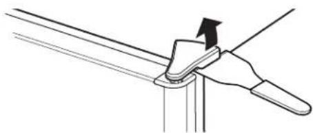 GE PSDS3YGXSS - REMOVE THE FREEZER DOOR - 1