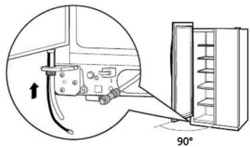GE PSDS3YGXSS - ⑦ REMOVE THE FREEZER DOOR (cont.) - 1