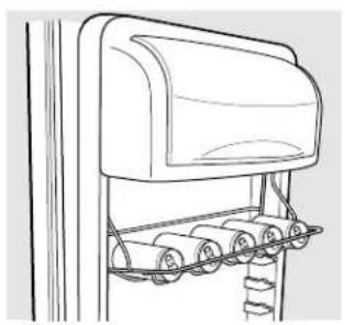 GE PSS26NGPBB - To remove this type of shelf: - 1