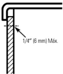 GE PSS26NGPBB - Paneles de menos de 1/4" (6 mm) de espesor - 1