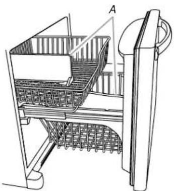 KITCHENAID KBRA22KRWH - Lower basket divider - 1