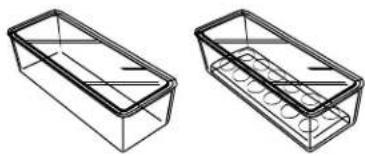 KITCHENAID KBRA22KRWH - Utility or Egg Bin - 1