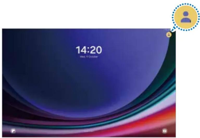 SAMSUNG Galaxy Tab A7 Lite - Passer d'un compte utilisateur à un autre - 1