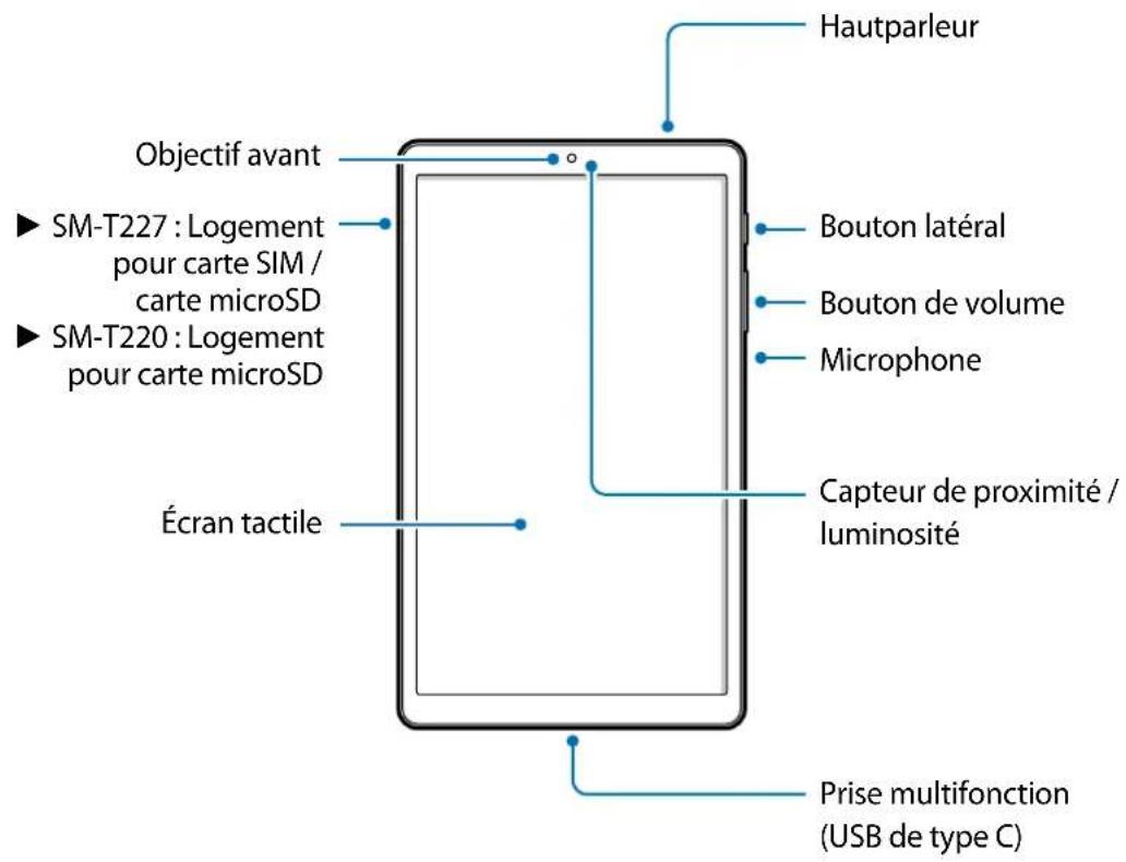 SAMSUNG Galaxy Tab A7 Lite - Présentation de l'appareil et de ses fonctions - 1