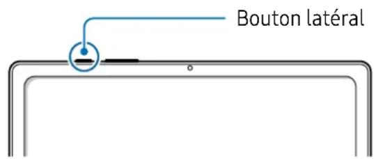 SAMSUNG Galaxy Tab A7 Lite - Allumer et éteindre l'appareil - 2
