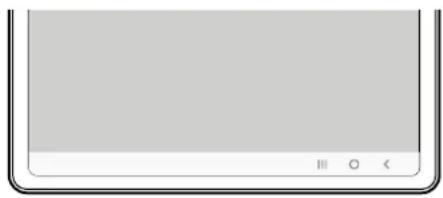 SAMSUNG Galaxy Tab A7 Lite - Barre de navigation (touches programmables) - 1
