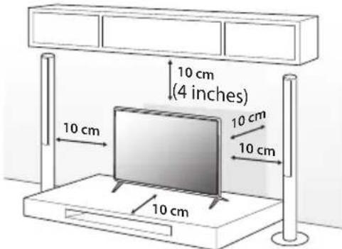 LG 50US340C0UD - Mounting on a Table - 1