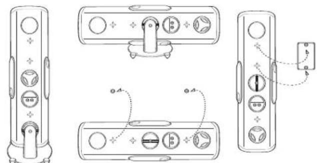 KLIPSCH Reference RVX-54 - AJUSTE DA BASE E MONTAGEM EM PAREDE - 1