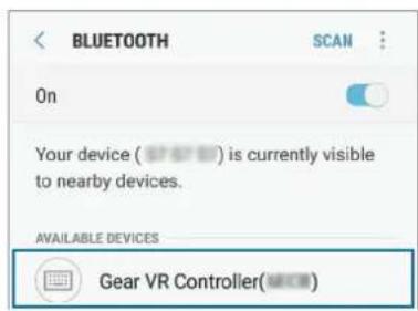 SAMSUNG ET-YO324 - Connecting the controller via Bluetooth - 2