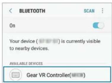 SAMSUNG ET-YO324 - Connecting the controller via Bluetooth - 2