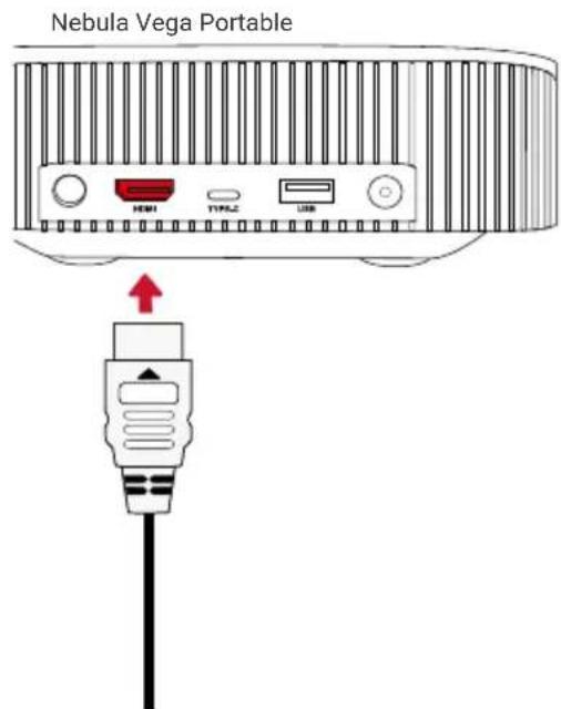 NEBULA Vega Portable - Abspielen über HDMI-Wiedergabegeräte - 2