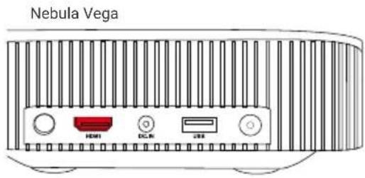 NEBULA Vega Portable - Abspielen über HDMI-Wiedergabegeräte - 1