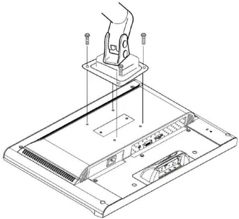 AOC G218a1 - Colocación del brazo de montaje de pared opcional (no incluido) - 1