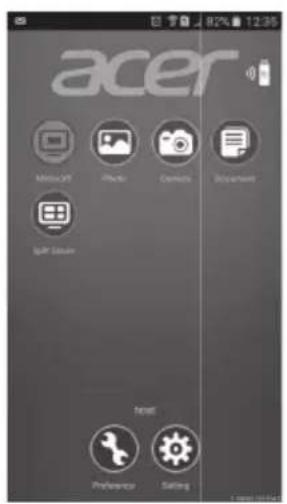 ACER S1386WHN - Acer eDisplayPro: Interface e funcionalidades - 1