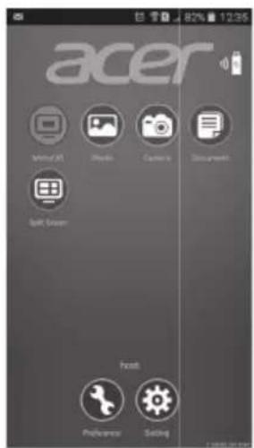 ACER S1386WHN - Acer eDisplayPro: Interfaccia e funzioni - 1