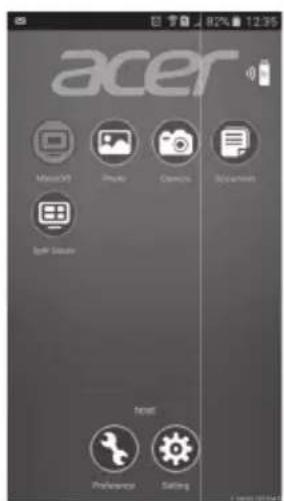ACER S1386WHN - Acer eDisplayPro: Interfaz y funciones - 1