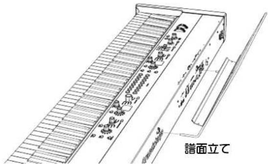 KORG Grandstage - 謜面立て用穴 - 1