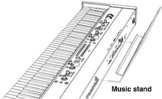 KORG Grandstage - Music stand holes - 1