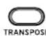 KORG Grandstage - Einstellen der Transponierfunktion - 1