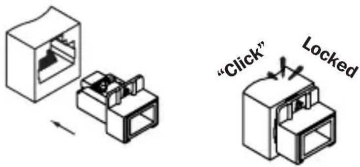 Tripp Lite N2LOCK-KEY-RD - N2LPLUG-010-YW Plug Locking Insert Installation - 1